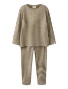 Lil'Atelier Nmmgago Ls Night Set Lil Beige