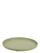 Present Time Tray Servir Round Small Grön