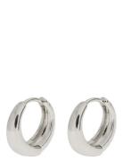 Timi Of Sweden Faye - Classic Wide Hoop Earrings Silver