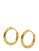 Timi Of Sweden Hollie - Hoop Earrings 21Mm Stainless Steel Guld