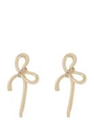SNÖ Of Sweden Ribbon Small Ear G/Clear - Guld