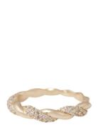 SNÖ Of Sweden Twist Oval Brace G/Clear - Guld