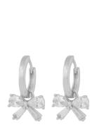 SNÖ Of Sweden Eira Bow Ring Ear S/Clear - Silver