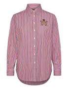 Lauren Ralph Lauren Relaxed Fit Striped Broadcloth Shirt Multi/pattern...