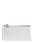 Calvin Klein Ck Metallic 6Cc Zip Cardcase Silver