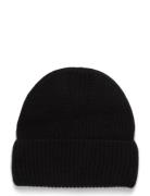 SUI AVA Cashmere Beanie Svart