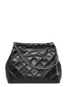 Tory Burch Fleming Distressed Hobo Bag Svart