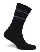 Fred Perry Ribbed Sports Sock Svart