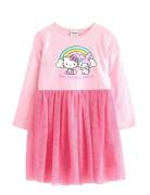 Lindex Dress Mesh Hello Kitty Rosa