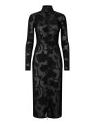 STINE GOYA 2246 Lurex Jersey, Long Sleeve Zip Svart