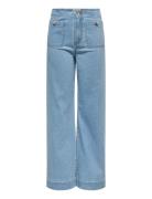 ONLY Onlmadeline Hw Wd Pocket Dnm Gua221 Noos Blå