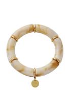 Bud To Rose Brooks Bracelet Resin Red Guld